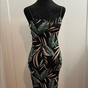 Bluebell Elegant Leaf Maxi Dress